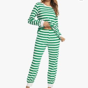 Green Striped Pajamas